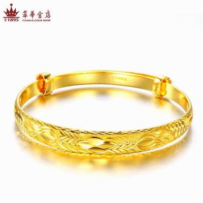 經典與華美的結合 萃華金店千足金牛鼻手鐲與珍珠飾品的鑒賞